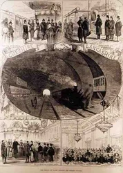 Le prince de Galles ouvrant le tunnel de la Mersey, de The Illustrated London News, 30 janvier 1886